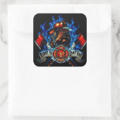 brandweerman sticker (Tas)