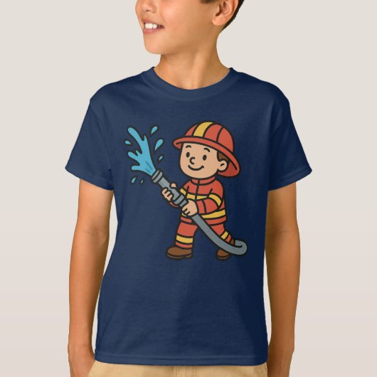 Brandweerman T-shirt (Voorkant)