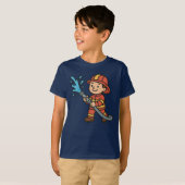Brandweerman T-shirt (Voorkant volledig)