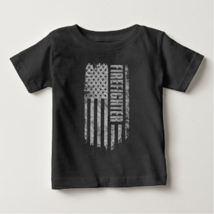 Brandweerman USA Vlag Vervallen ontwerp