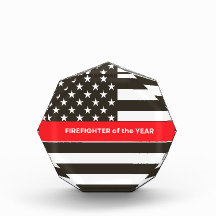 Brandweerman van het Jaar Embleem Dunne Rode Lijn