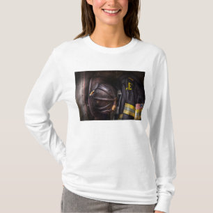 Brandweerman - Versleten en gebruikt T-shirt