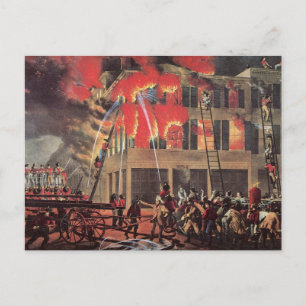 brandweerman voor het bedrijfsleven, brandweerman briefkaart