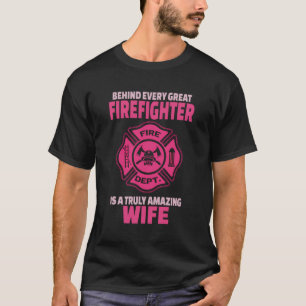 Brandweerman Vrouw Gift T-shirt