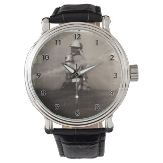 Brandweerman werken horloge