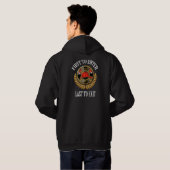 Brandweerman ziet terug hoodie (Achterkant volledig)