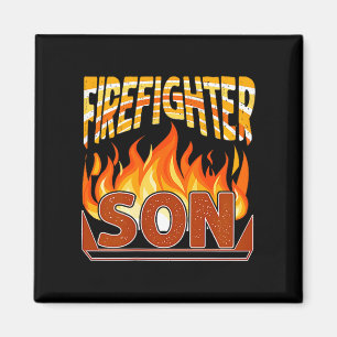 Brandweerman Zoon Brandweercadeau Trotse Brandweer Magneet