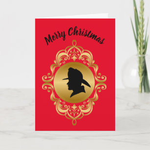 Brandweermedaillon Profiel Kerstkaart Kaart