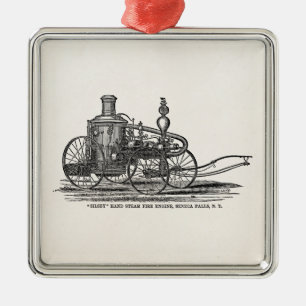  brandweermotor 1800s Antiek brandweerwagen Metalen Ornament