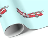 Brandweermotor Cadeaupapier (Rol Hoek)