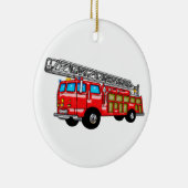 Brandweermotor Keramisch Ornament (Rechts)