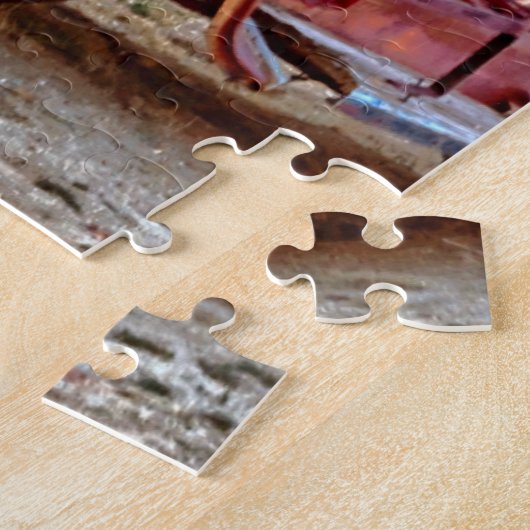 Brandweermotor Legpuzzel (Zijkant)