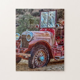Brandweermotor Legpuzzel