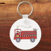 Brandweermotor Sleutelhanger (Voorkant)