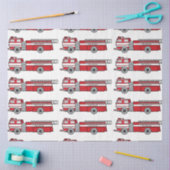 Brandweermotor Tissuepapier (Craft)