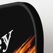 Brandweerpaard Persoonlijke Pickleball Paddle (Links Detail)