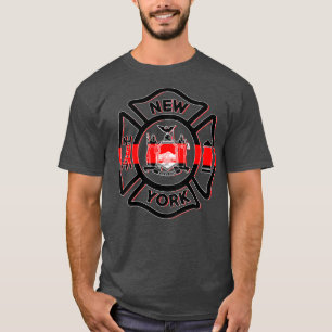 Brandweerpolitie in New York T-shirt