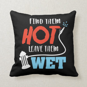 Brandweerredder Human Rescuer Flamers Fire Kussen