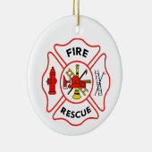 Brandweerstand Keramisch Ornament (Rechts)