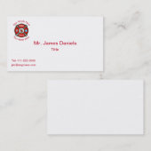 Brandweerstand Visitekaartje (Voorkant / Achterkant)