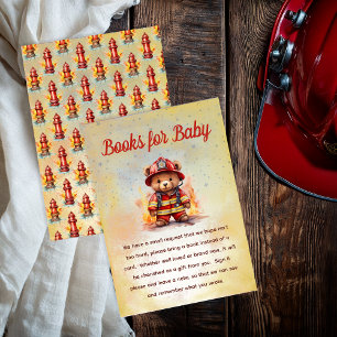 Brandweertje Beer Baby Shower Boeken voor Baby