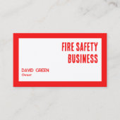 Brandweeruitrusting Aangepaste QR Visitekaartje (Voorkant)