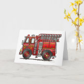 Brandweeruitrusting voor ladder kaart (Gele Bloem)