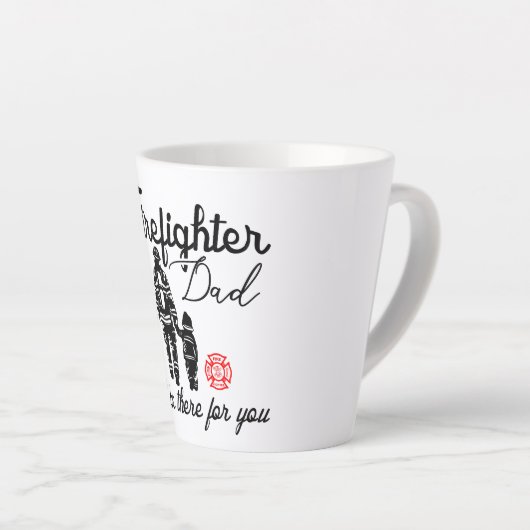 Brandweervader | VADERDAG Latte Mok (Rechterhoek)