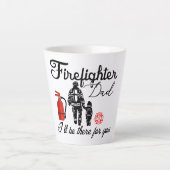 Brandweervader | VADERDAG Latte Mok (Voorkant)