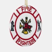 brandweerversiering keramisch ornament (Rechts)