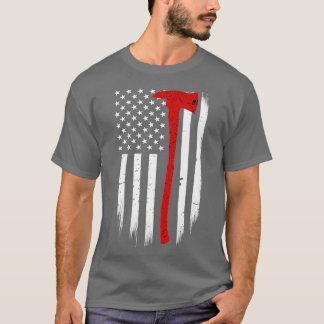 Brandweervlag Thin Red Line Ax Classic TShirt