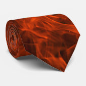 Brandweervlammen Necktie Stropdas (Opgerold)