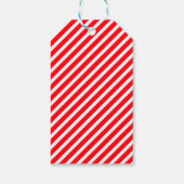 Brandweervrachtwagen op zaterdag cadeaulabel (Achterkant)