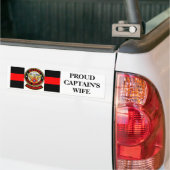 Brandweervrouw Bumpersticker (Op Truck)