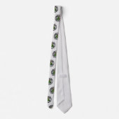 Brandweervrouw Kerst Stropdas (Achterkant)