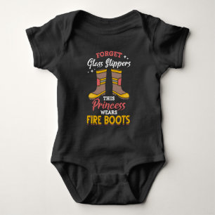 Brandweervrouw Princess Proud Fire Fighter Girl Romper