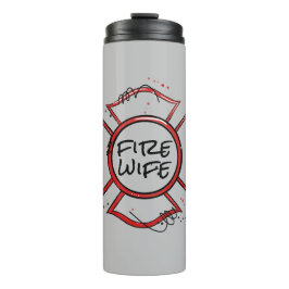 brandweervrouw thermosbeker