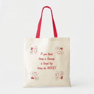 Brandweervrouwen Wife Canvas tas