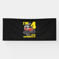 Brandweerwagen 4th Birthday Boy 4 Firefighft Gift