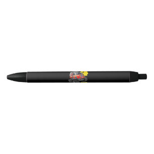 Brandweerwagen 4th Birthday Boy 4 Firefighft Gift Zwarte Inkt Pen