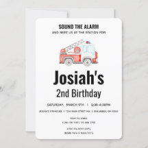 Brandweerwagen - Brandweerman - Geluid het Alarm V