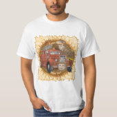 Brandweerwagen Buddy Brandweerman T-shirt (Voorkant)