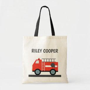 Brandweerwagen Canvas tas