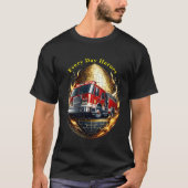 Brandweerwagen Disco Ball T-shirt (Voorkant)