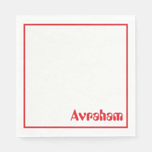 Brandweerwagen duwt servetten (Voorkant)