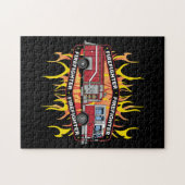 Brandweerwagen Legpuzzel (Horizontaal)