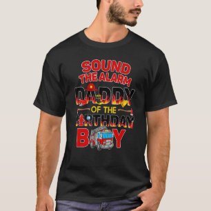 Brandweerwagen Papa Verjaardag Brandweerman Papa T-shirt