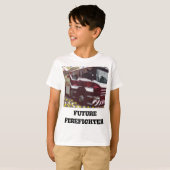 Brandweerwagen T-shirt (Voorkant volledig)