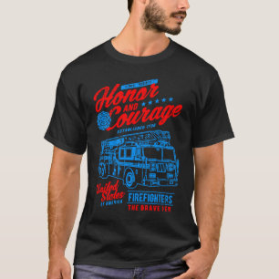 Brandweerwagen voor de brandweerman t-shirt