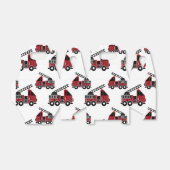 Brandweerwagens gunst doos bedankdoosjes (Uitgevouwen)